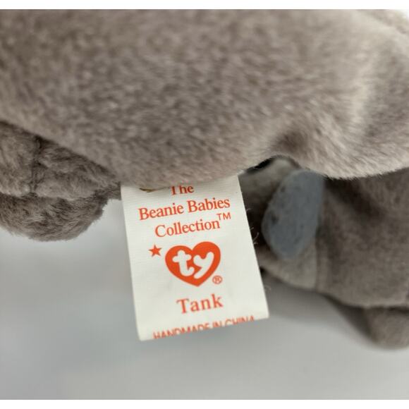 Ty Beanie Babies Bundle (2pcs) Of Tank The Armadillo - Picture 7 of 11